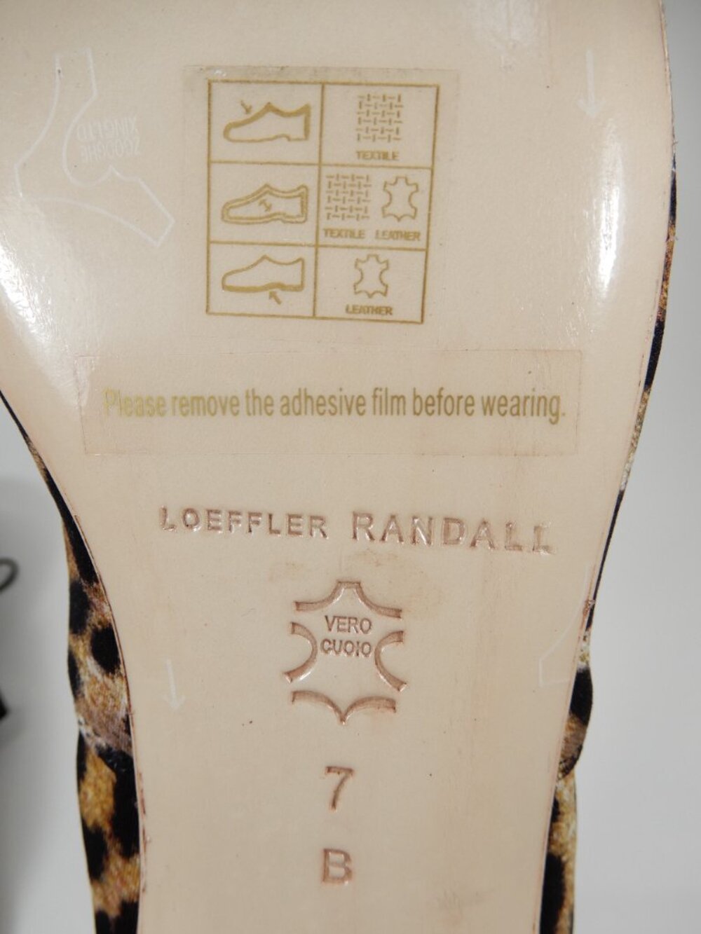 LOEFFLER RANDALL Leonie Soft Ballet Flats Size 7 Leopard Jersey Bow NEW - Picture 13 of 13